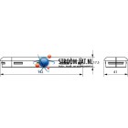 Rubber voor ledflitser vlakkemontage 6 leds